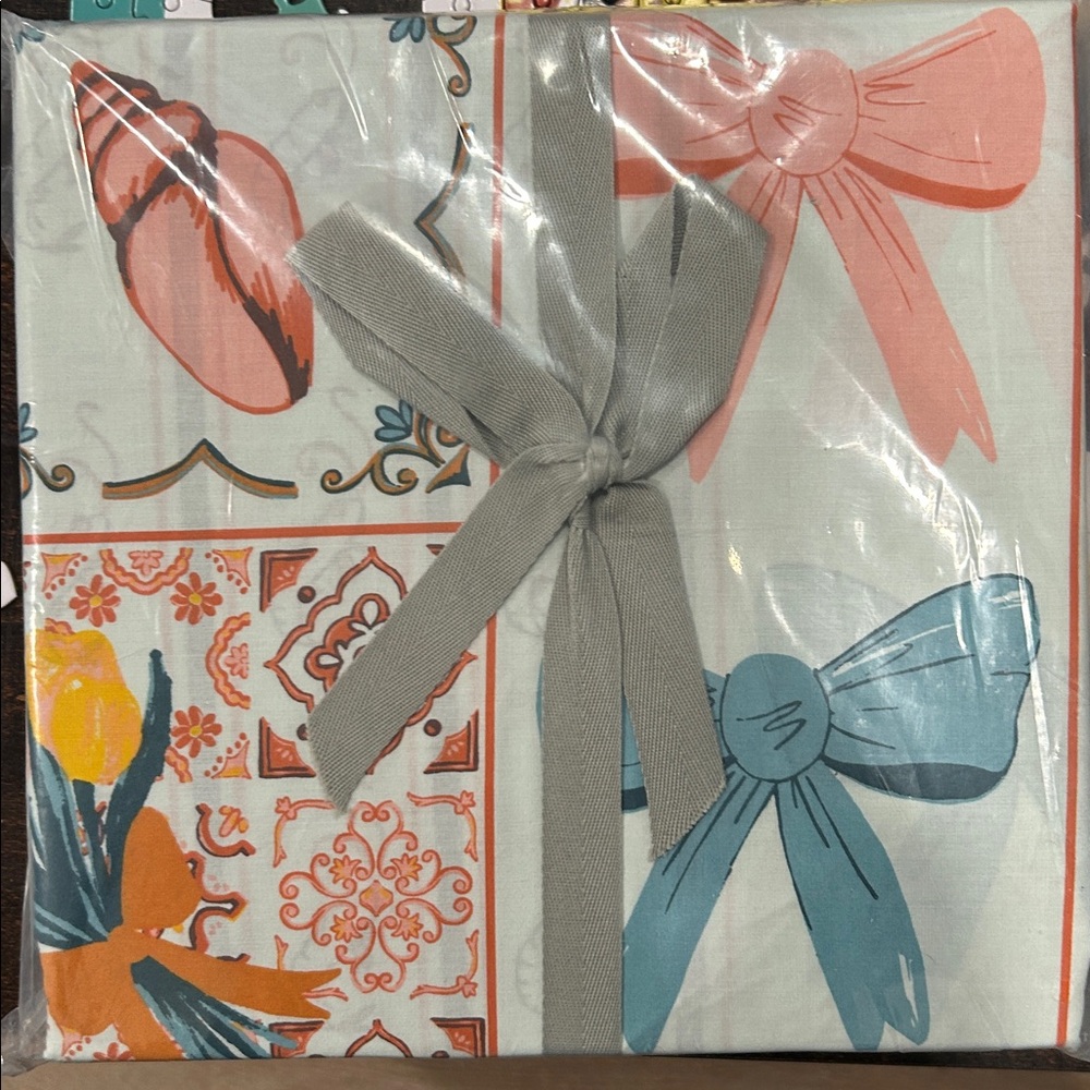 Porto Tile Patterned Sheet Set - Picture 6 of 6